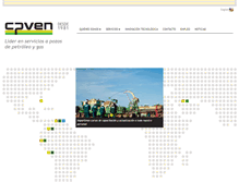 Tablet Screenshot of cpven.com